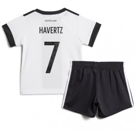 Baby Fußballbekleidung Deutschland Kai Havertz #7 Heimtrikot WM 2022 Kurzarm (+ kurze hosen)